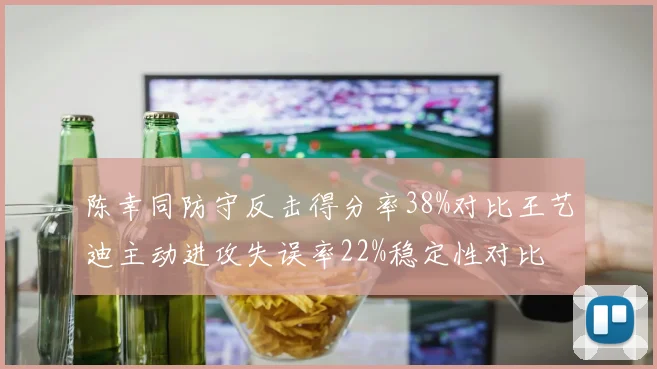 陈幸同防守反击得分率38%对比王艺迪主动进攻失误率22%稳定性对比